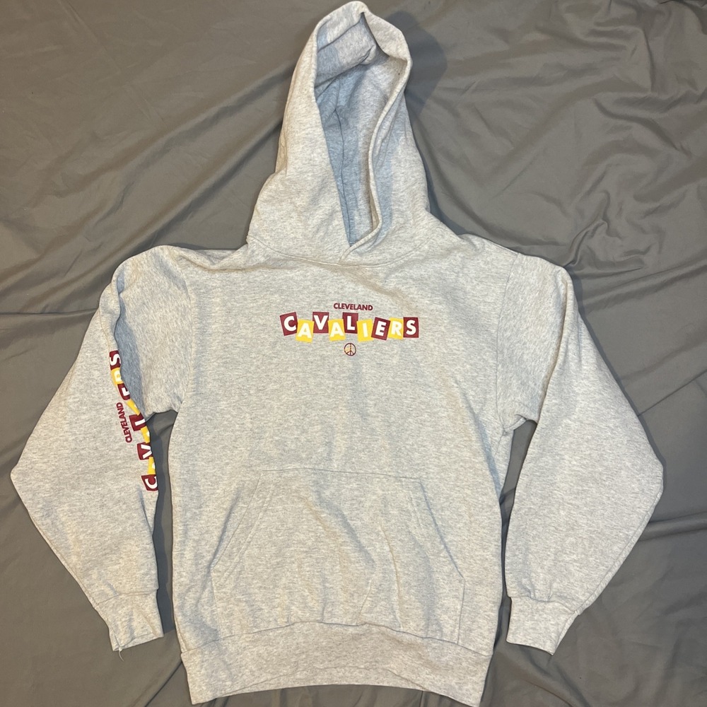 Los Angeles Apparel Heavy Fleece Hoodie‎ Cleveland Cavaliers Size Small Gray